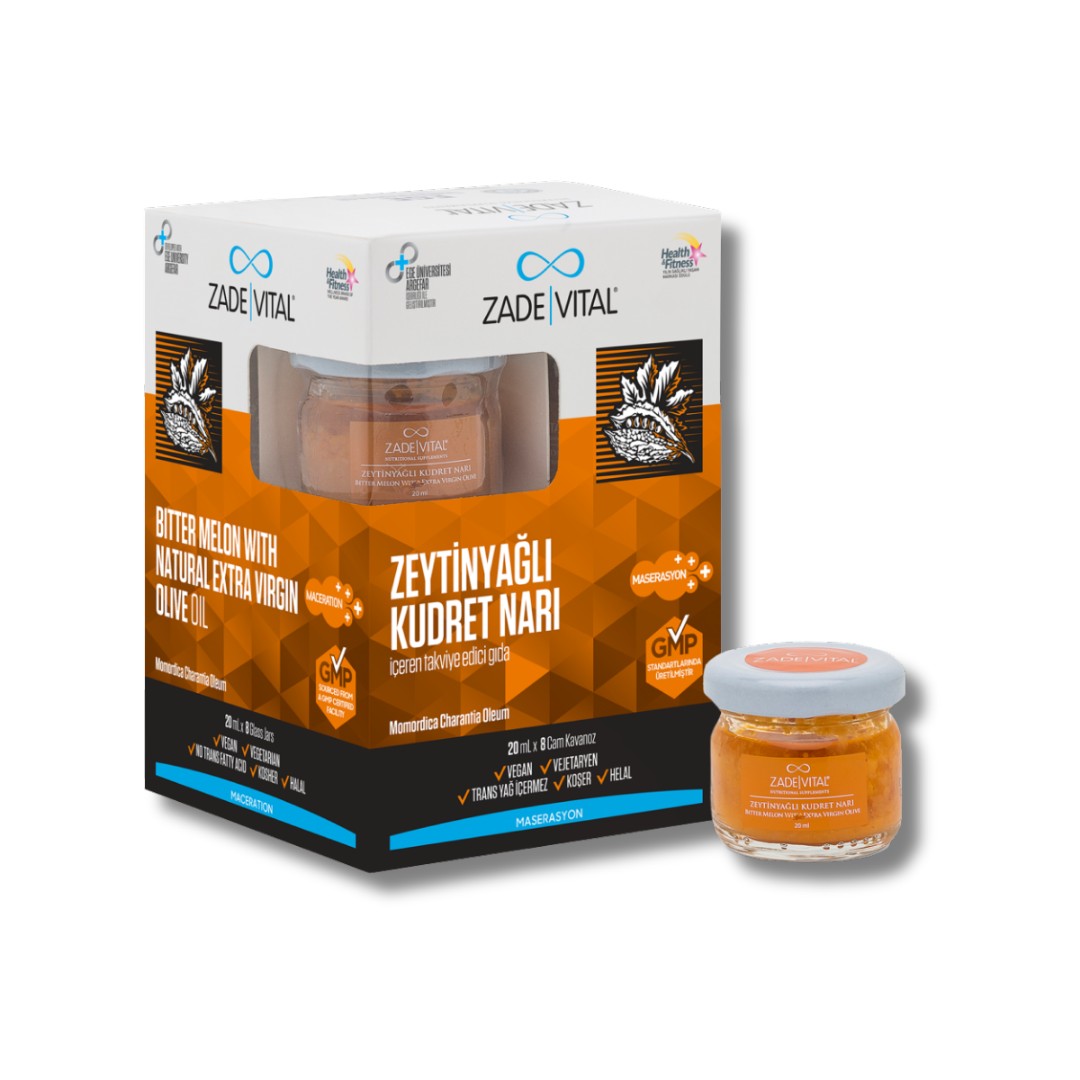 Zade Vital Zeytinyağlı Kudret Narı 20 ml 8 Cam Kavanoz