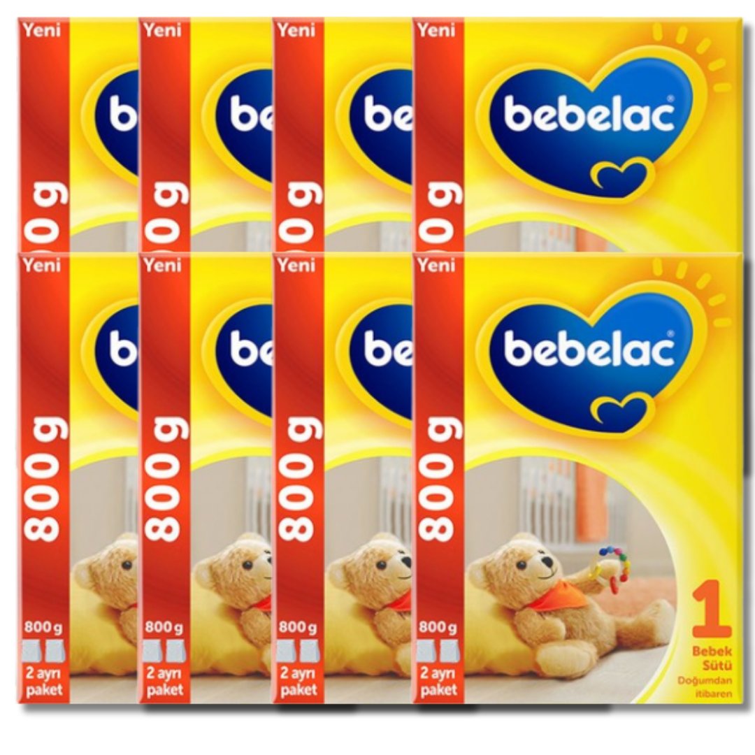 Bebelac 1 Bebek Sütü 0-6 Ay 800 gr - 8 Adet