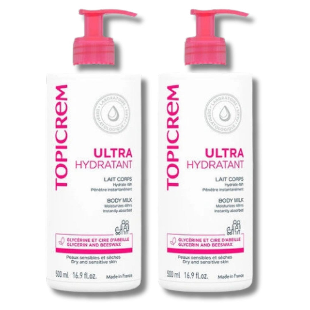 Topicrem Ultra Nemlendirici Vücut Sütü 2 x 500 ml
