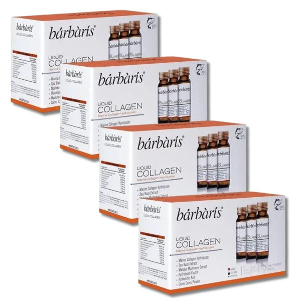 Barbaris Liquid Collagen 50 ml 10 adet 4lü Paket Takviye Edici Gıda
