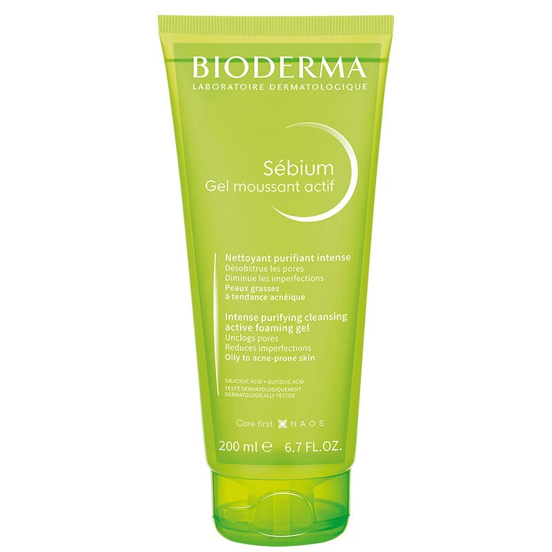 Bioderma Sebium Foaming Gel Active 200 ml (Bilek Havlusu Hediye)
