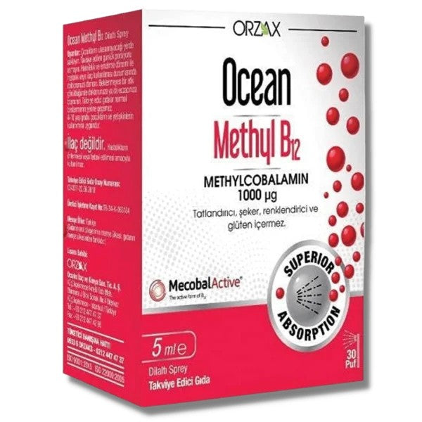 Ocean Methyl B12 Sprey 1000 mg 5 ml