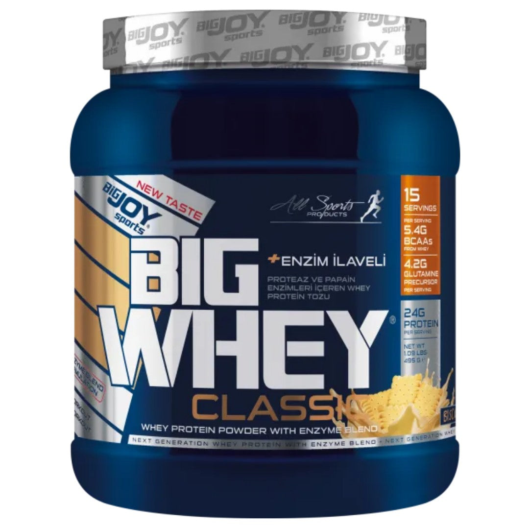 BigJoy Sports BigWhey Classic Whey Protein 495 Gr - Bisküvi
