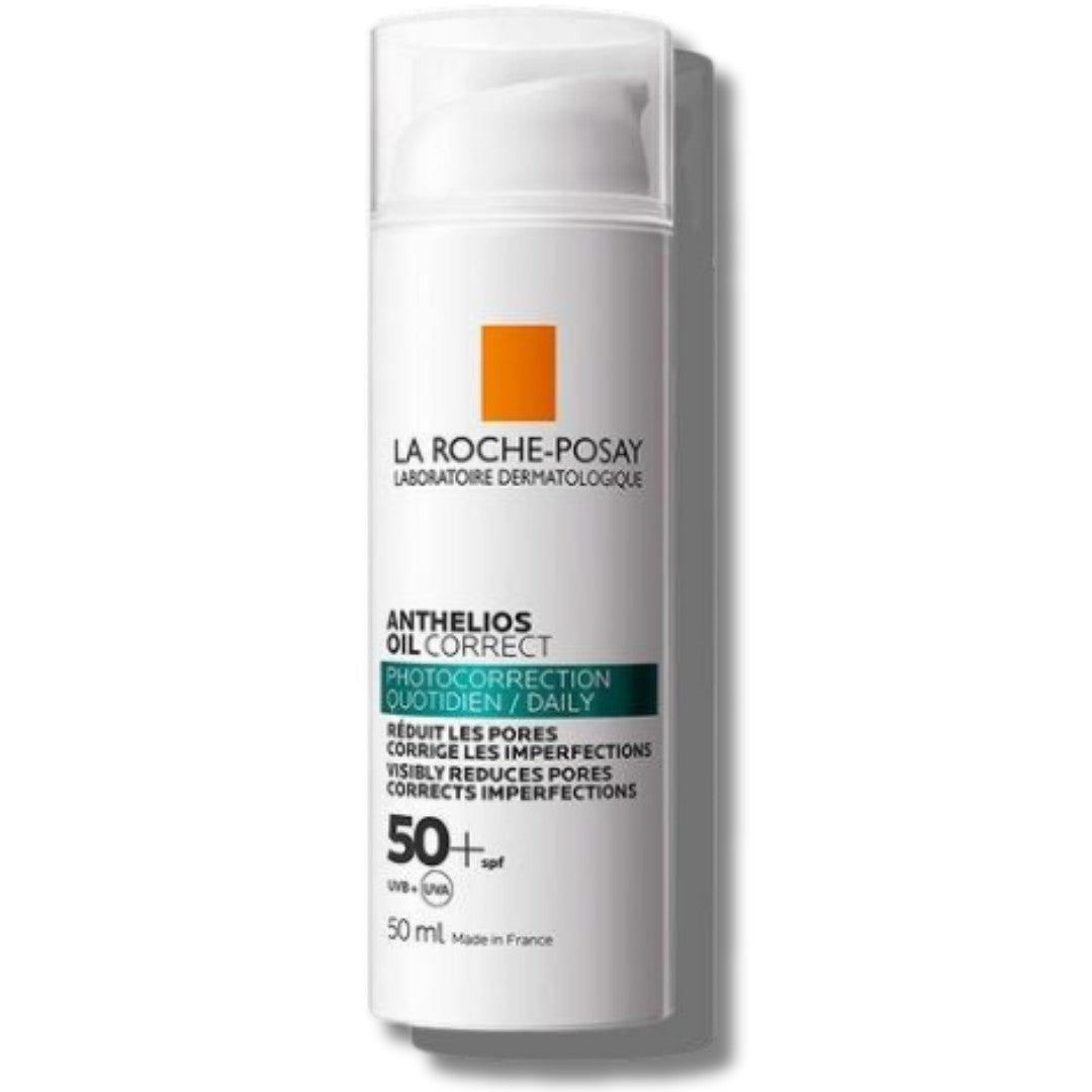 La Roche Posay Anthelios Oil Correct Yağlı ve Akneye Eğilimli Ciltler için Yüz Güneş Kremi 50 ml