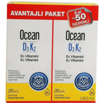 Ocean D3K2 Damla 20 ml + 2. %50 İndirimli