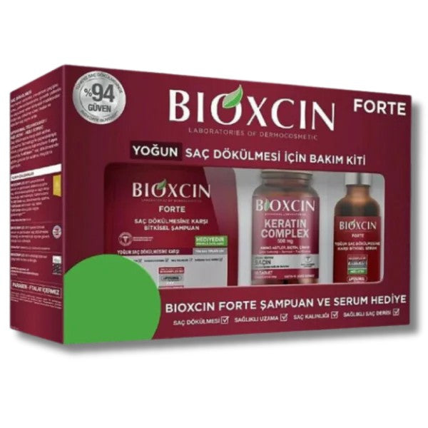 Bioxcin Forte Yoğun Saç Dökülmesi İçin Bakım Kiti