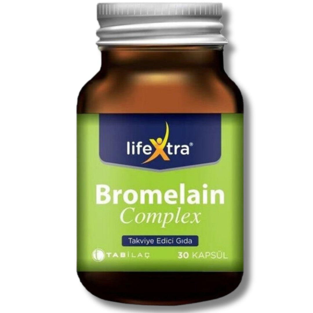 LifeXtra Bromelain Complex Takviye Edici Gıda 30 Kapsül