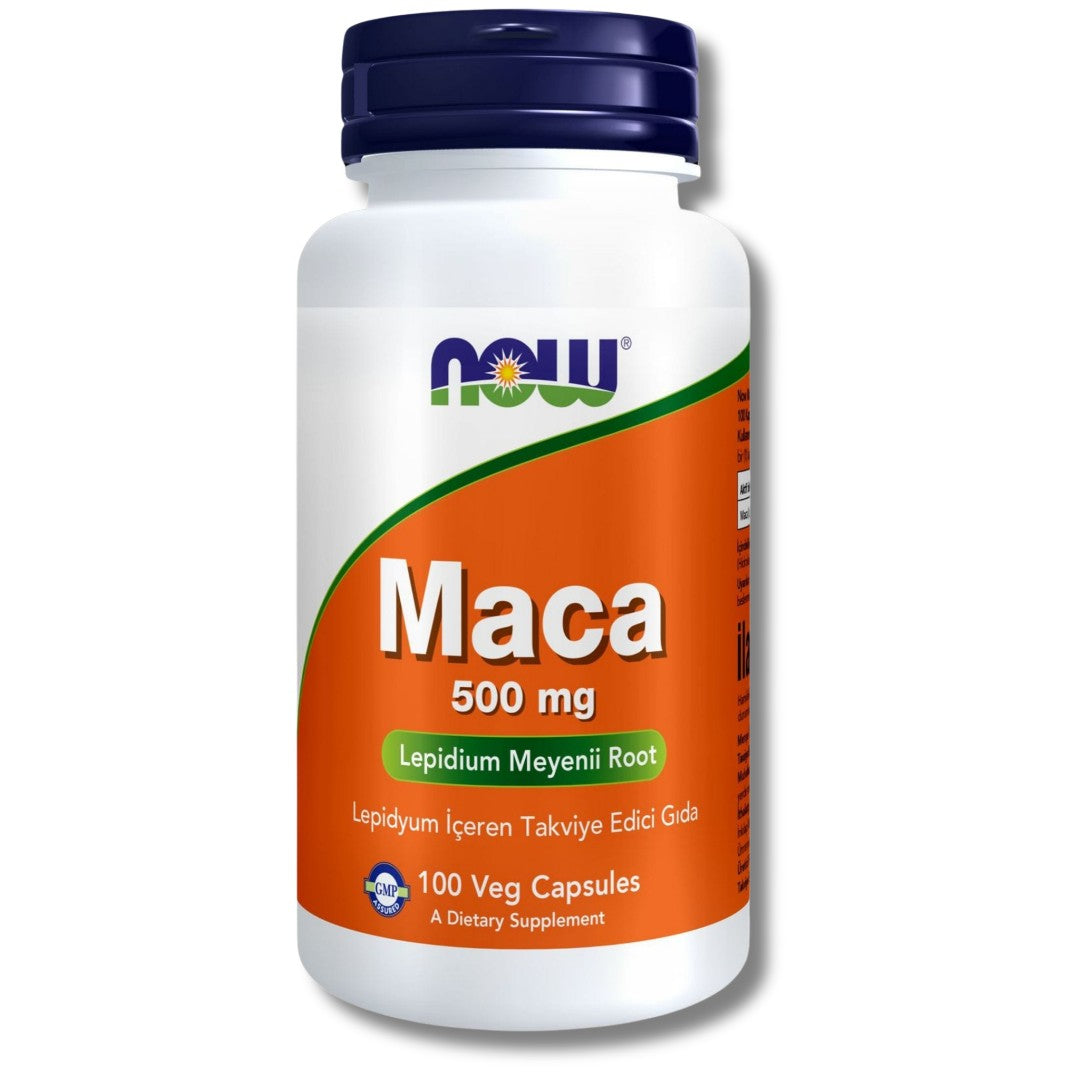 Now Foods Maca 500 mg 100 Kapsül