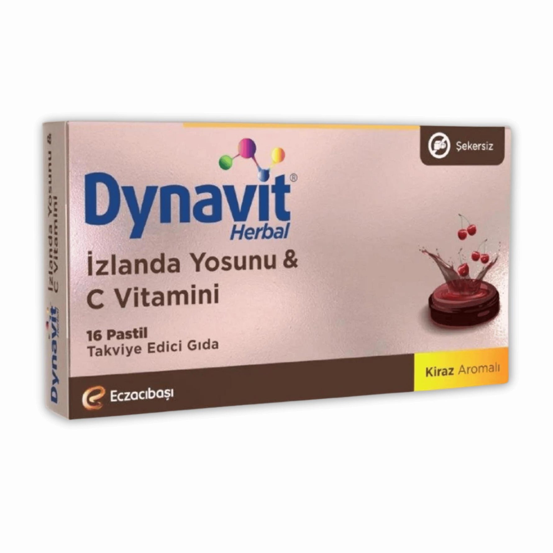 Eczacıbaşı Dynavit Herbal Mentol Aroması ve Ökaliptus İçeren 16 Adet Pastil