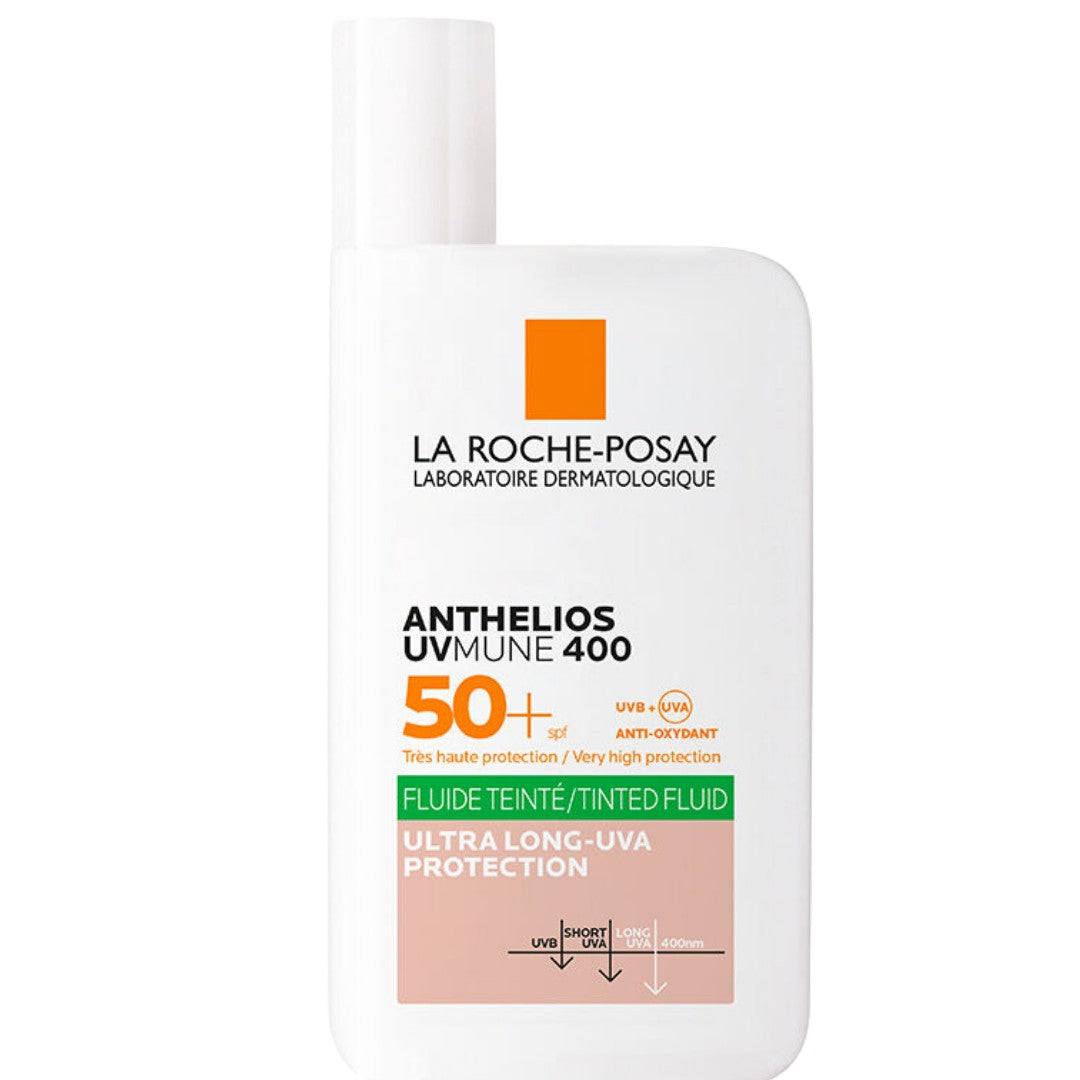 La Roche Posay Anthelios UVmune400 Oil Control Fluide SPF50+ Karma ve Yağlı İçin Renkli Yüz Güneş Kremi SPF50+ 50 ml