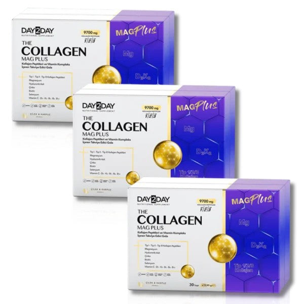 Day2Day The Collagen Mag Plus Çilek Karpuz Aromalı 3x30 Saşe