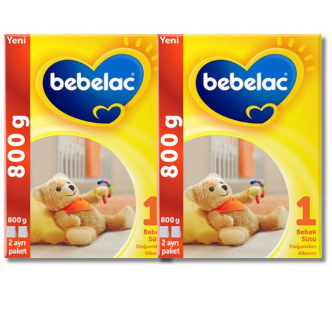 Bebelac 1 Bebek Sütü 0-6 Ay 800 gr - 2 adet