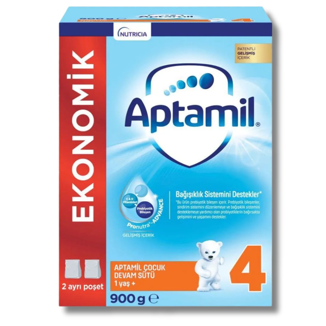 Aptamil 4 Çocuk Devam Sütü 900 gr 1+ Yaş - 1 adet