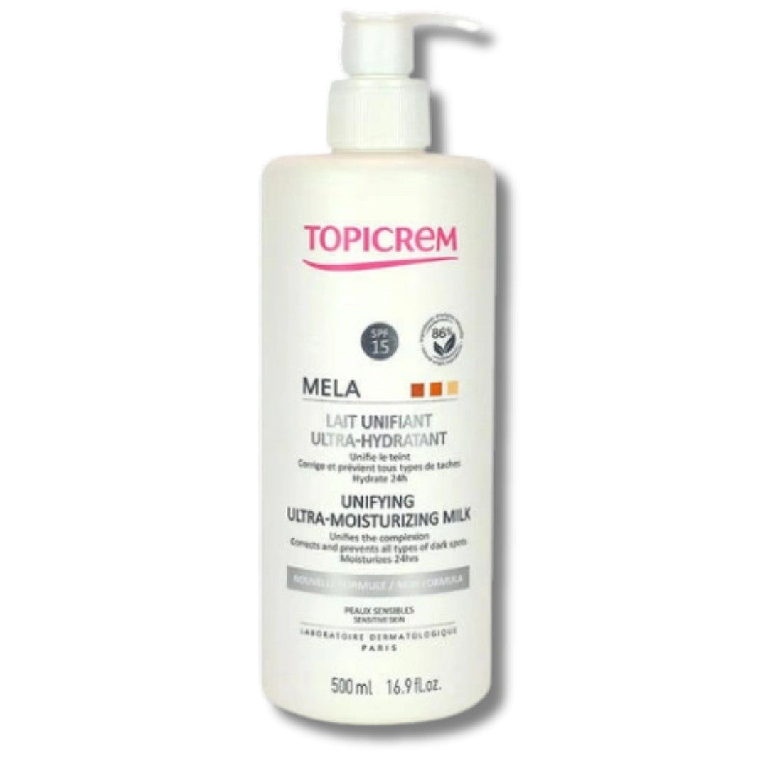 Topicrem Mela Aydınlatıcı ve Ultra Nemlendirici Vücut Sütü 500 ml