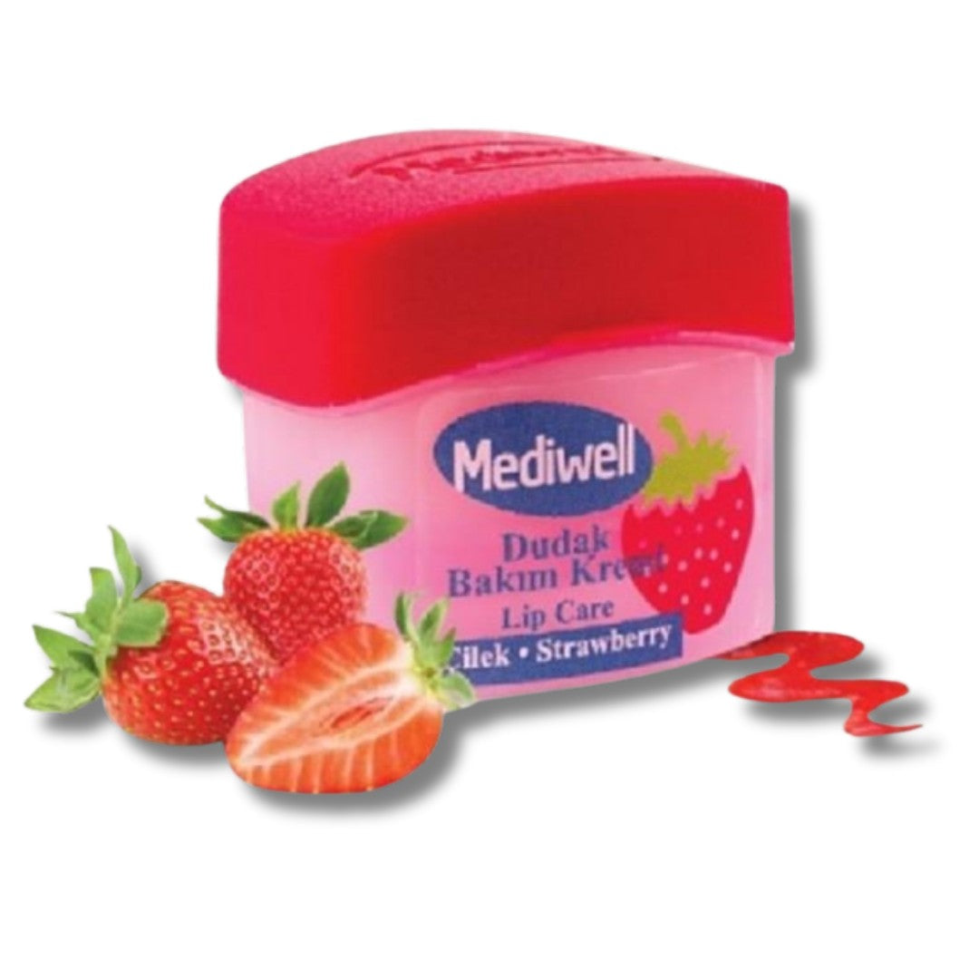 Mediwell Çilekli Dudak Kremi 5 ml