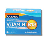 Osende Vitamin B12 60 Ağızda Dağılan Tablet