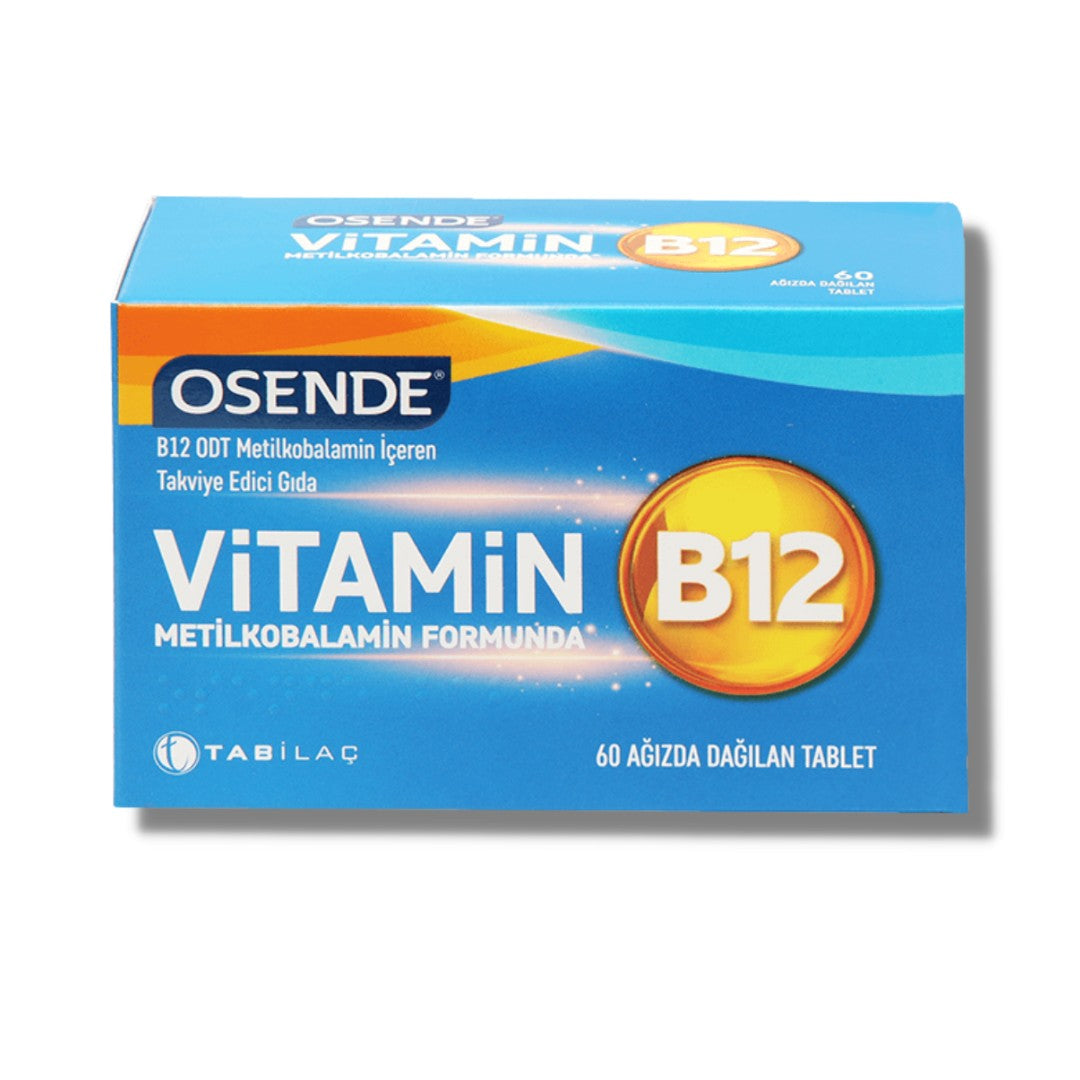 Osende Vitamin B12 60 Ağızda Dağılan Tablet