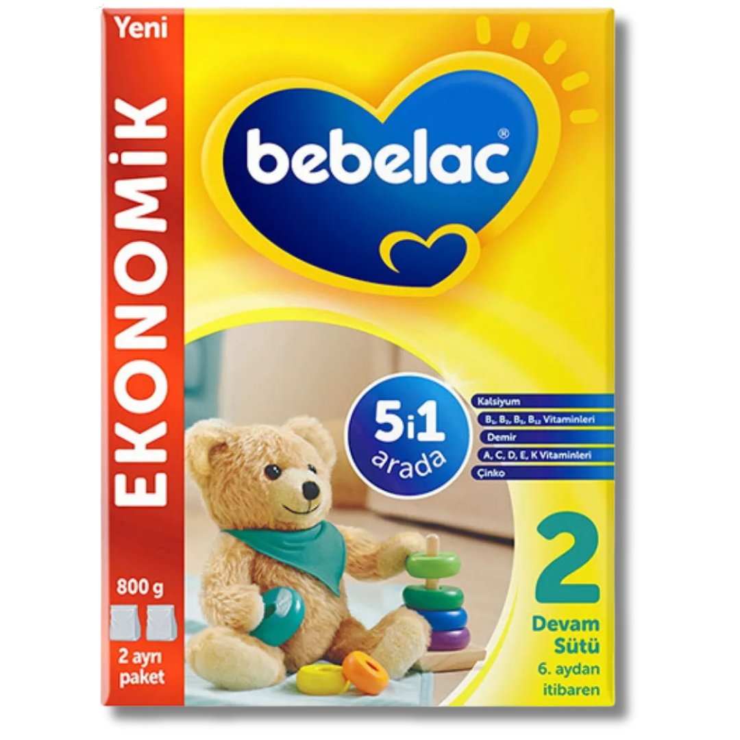 Bebelac 2 Devam Sütü 800 Gr 6-9 Ay - 1 adet