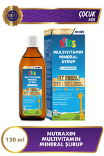 Nutraxin Kids Multivitamin Mineral Şurup 150 ml