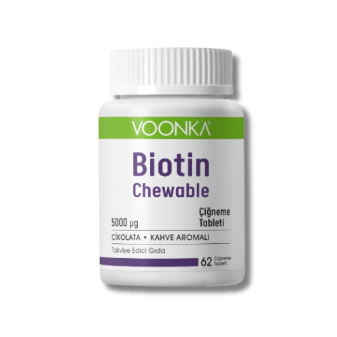 Voonka Biotin Chewable Takviye Edici Gıda 62 Tablet