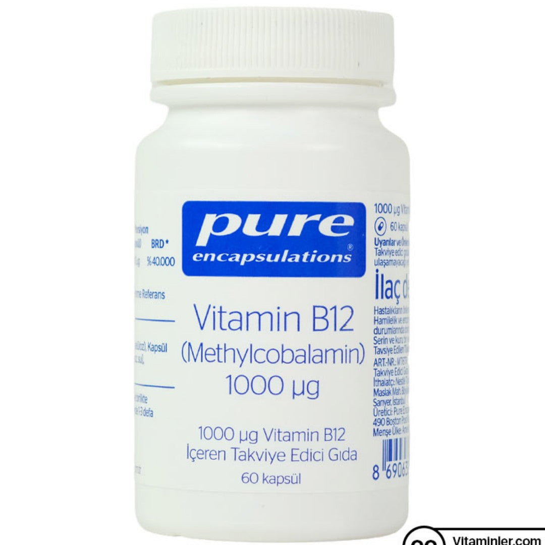 Pure Encapsulations Vitamin B12 1000 Mcg- 60 Kapsül