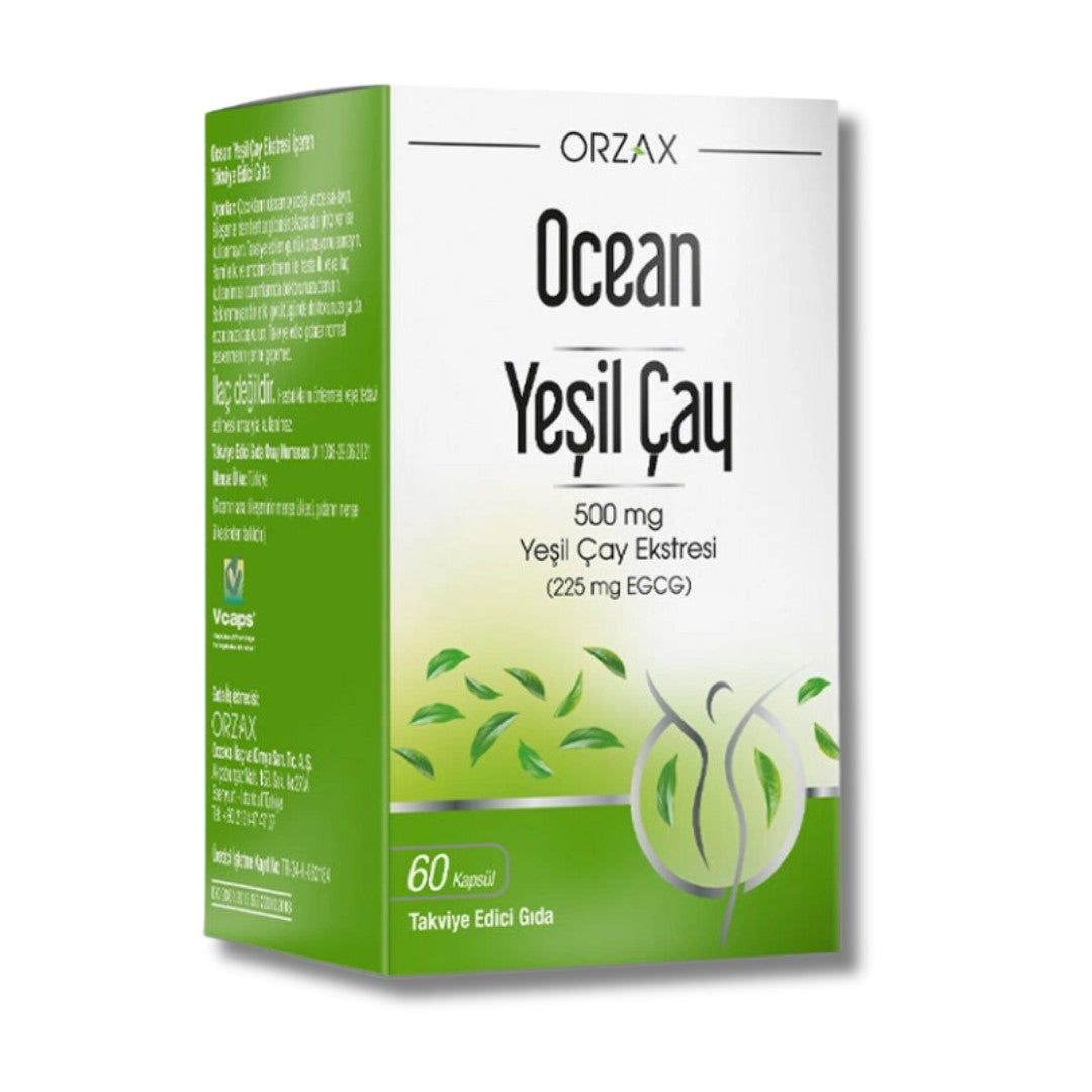 Orzax Ocean Yeşil Çay 60 Kapsül