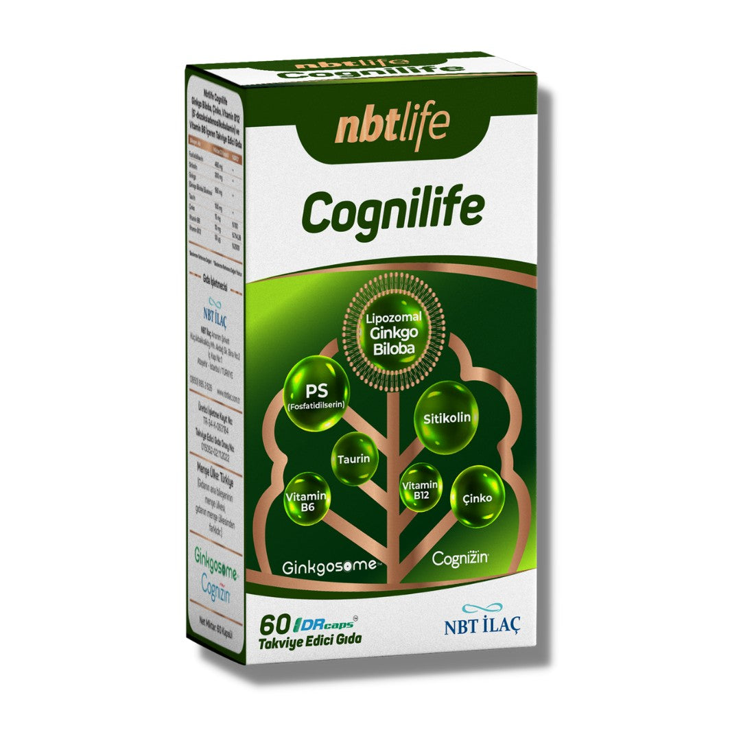 Nbtlife Cognilife Sitikolin Ginkgo Biloba 60 Kapsül