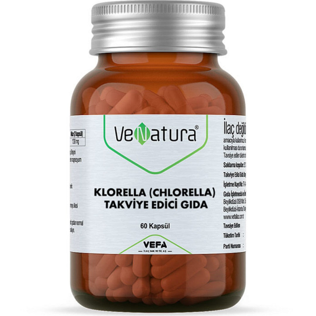 VeNatura Klorella Chlorella Takviye Edici Gıda -60 Kapsül